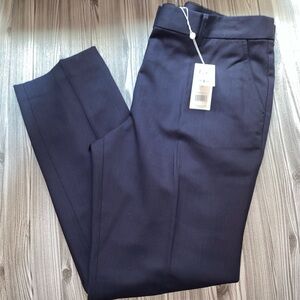 Tory Burch Women's Skinny Navy Ankle Pants